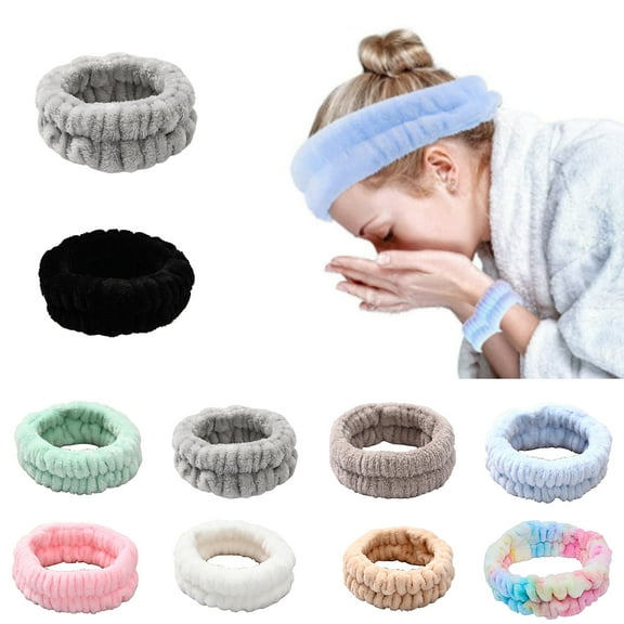 Manunclaims Spa Facial Flannel Terry Cloth Headband