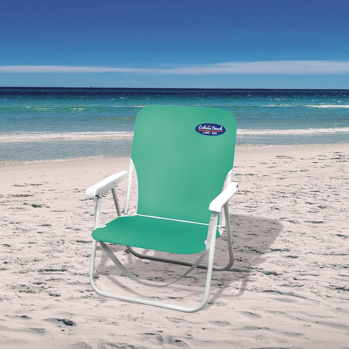 Cabana Beach One-Position Folding Beach Chair, Lightweight