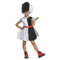 Disguise Infant Girls' Disney's Cruella de Vil Classic Dress Costume - Size 12-18 Months - White