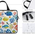 thumbnail image 3 of AWERP Watercolor Art Colorful Coral Laptop Sleeve Carrying Bag 15inch, 3 of 5
