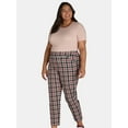 thumbnail image 2 of Just My Size by Hanes Women's Plus Millennium Slim Pants, Regular and Petite, Sizes 1X-4X, 2 of 5