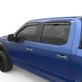 thumbnail image 2 of EGR 643471 tape-on window visors front and rear set dark smoke finish compatible with select Ford models, 2 of 5