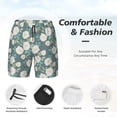 thumbnail image 5 of Fotbe Flower Men’s Swim Trunks Quick Dry Swim Shorts Board Shorts with Mesh Lining-X-Large, 5 of 9