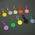 thumbnail image 2 of Smiley Anime Picture Metal Keychain Bag Car Pendant Girl Bir Blue, 2 of 5