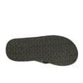 thumbnail image 6 of Sanuk Fraid Not Grey Slip On Rounded Open Toe Comfort Flip-Flop Sandals (Charcoal, 6), 6 of 6