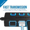 thumbnail image 4 of Hub Usb Sabrent 4 Puertos Usb 3.0 Switch On Off Individuales Sabrent HB-UMP3, 4 of 4