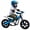 Blue, variant on ICEEIF 24V 300W Kids Electric Bike, Electric Dirt Bike with Flashing LED Lights, 2 Speed Settings, Music Function, for Boys Girls Ages 6+,Red