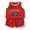 Red, variant on Kids Summer Basketball Set For Boys Girls Mesh Vest And Shorts Sportswear Lightweight Outfits Sets For Toddlers Birthday 10-11Y