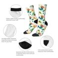 thumbnail image 6 of Goofa Floral Vintage Printed Men's Crew Socks, Soft Durable Breathable Moisture-Wicking with Odor Control Cotton socks, 6 of 9