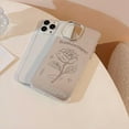 thumbnail image 5 of Romantic Rose Star Plating Mirror Letters Soft  for iPhone Case (Silver,iPhone 13 Pro Max), 5 of 6