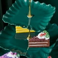 thumbnail image 6 of Oggfader 3-Tier Fruit Platter, Collapsible Wedding Serving Tray - Easy Assemble, Stable Snack Dessert Stand for Party, Living Room, Green, 6 of 6