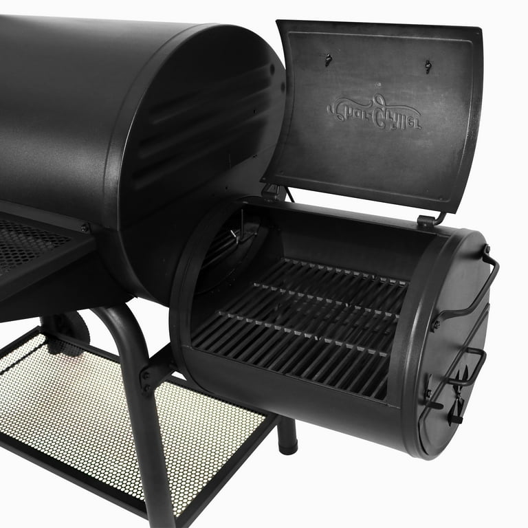 Char Griller Smokin Outlaw Charcoal Grill and Offset Smoker