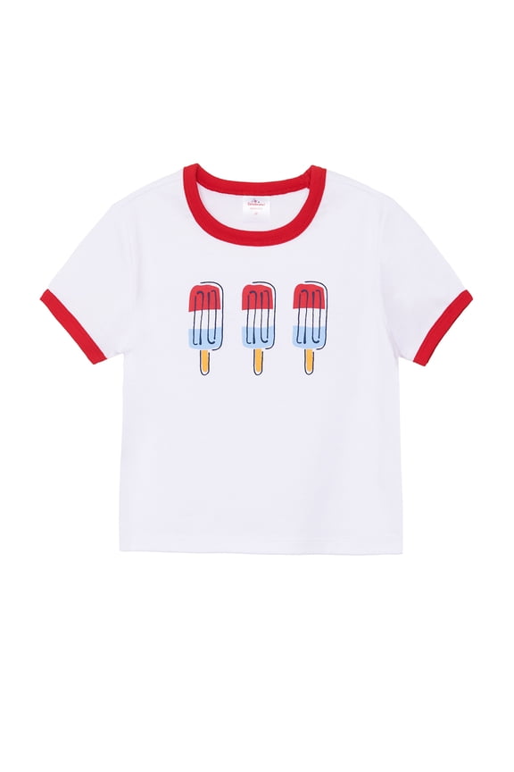 Toddler Patriotic Americana Americana Short Sleeve Tee, Sizes 12M-5T