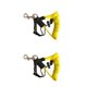 thumbnail image 4 of Yuarrent Kayak Paddle Leash con gancho largo fuerte caña de pescar cordón al aire libre multifuncional colorido anti-pérdida cuerda barco Amarillo 2Conjunto, 4 of 6
