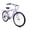 Purple, variant on 26 Inch Beach Cruiser Bike for Men & Women,7-Speed with High-Tensile Steel Frame,Purple