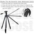 thumbnail image 3 of 80" Inch Elite Series Full Size Camera Tripod + Extra Large Soft Padded Camcorder Equipment Case For Canon Cameras + eCostConnection Microfiber Cloth, 3 of 9