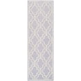 thumbnail image 3 of SAFAVIEH Cambridge Kyle Geometric Wool Runner Rug, Lavender/Ivory, 2'6" x 12', 3 of 8