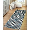 thumbnail image 1 of ECARPET Washable Plaid Area Rug & Runner for Kitchen, Bedside, Living Room, Hallway, 1 of 9
