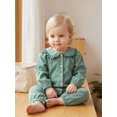 thumbnail image 5 of RUINIXCW Infant Girl Romper Puff Long Sleeve Solid Color Fall Jumpsuit, 5 of 8