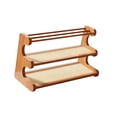 thumbnail image 4 of Luzkey Chinese Teapot Shelf Desktop Organizer Countertop Lightweight Gift 3 Tier Tea Set Storage Rack for Hotel Restaurant Apartment 50x20x36cm, 4 of 8