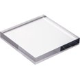 thumbnail image 4 of CiaoHER Acrylic Display Block Clear Polished Acrylic Square Display Block Acrylic Display Block Stand 7" x 7" x 1", 4 of 4