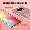 thumbnail image 5 of Compatible with Poco X3 Pro Case, Glitter Sparkly Xiaomi Poco X3 Pro Phone Case with Slim Silicone Shockproof Protective Bumper Cover for Cute Girls Women (Rose Gold), 5 of 14