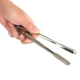 thumbnail image 1 of Pinza para Hielo de Acero inoxidable, Apto para Azúcar, Pasteles, Galletas, Hielo, Carne a la Parrilla, Pinza para Hielo para Cafetería, Bares, Panaderías, Cocina, 1 of 7