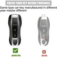 thumbnail image 2 of LAICAIW Compatible for Porsche Key Fob Cover with Keychain Lanyard, Key Fob Protector Shell Compatible with Porsche 911 Cayenne Panamera TAYCAN 3 Button Keyless Entry Smart Key Case, 2 of 6