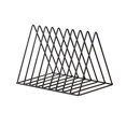 thumbnail image 1 of Iron Book Organizer Storage Shelf Magazines Rack Office Study Newspaper Display Stand Decoration Type 9, 1 of 10