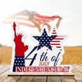 thumbnail image 1 of Independence Day Decorations Wooden Table Decorations Wooden Crafts Home Decor, 1 of 7