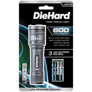 DieHard 600-Lumen Twist Focus Flashlight