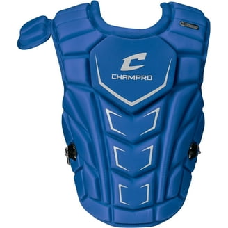Protège-poitrine Baseball All-Star S7 Axis - Jeune 9-12 Ans, Bleu Royal, Pour Receveur
