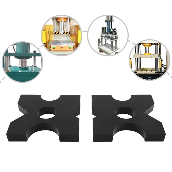 DENEST 2-Pcs Shop Press Plate H Frame Hydraulic Shop Press Plate 20 Ton/44092.45 lbs