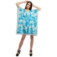thumbnail image 2 of Moomaya Robe Courte de Caftan de Plage, Robe de Couverture Imprimée, Kaftan pour Femmes, Tenue de Plage, Couverture, 2 of 4