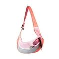 thumbnail image 3 of Pet Dog Slings portador Pet portador de mascotas bolsas de perros para cachorros hondas de gato transpirable mochila pequeña mochila bolso de hombro sandía roja, 3 of 8