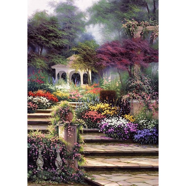 Taladro Pintura Diamante (DE1012) 5D DIY Full Quiet Path Punto de Cruz Decoración (JH087) 50x70cm FLhrweasw Nuevo
