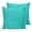 Turquoise, variant on Peach Fuzz 18x18 Pillow Covers Set of 2, Farmhouse Solid Orange Color Modern Art Throw Pillow Covers Decorative Couch Cushion Case, Microfiber Square Pillowcases for Bedroom Car Living Room