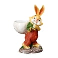 thumbnail image 3 of jinwen Easter Bunny Statue Flowerpot Balcony Decoration for Outside Decor Versatile Yellow, 3 of 9