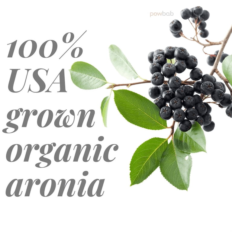 Wild Harvested Aronia Berry Freeze-Dried Powder – 2 Oz – Natural Aronia Berry Powder, No Added Sugar, No GMOs