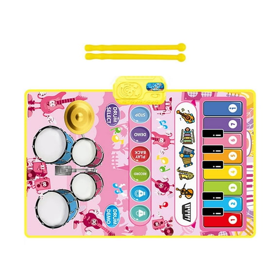 Floor Piano Mat Toy for Kids 2 in 1 Music and Movement Activity for Early Childhood Motor Skill Growth