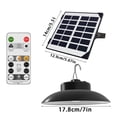 thumbnail image 2 of Solar Powered Outdoor Chandelier with Remote Control Timing Function for Patio Umbrella Garden Party and Beach Camping, 2 of 6