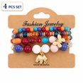 thumbnail image 6 of Heshpaws 4 PCS Bohemian Stretch Anchor Bracelets Elephant Butterfly Retro Bracelets，Jewelry Gift for Women, 6 of 6