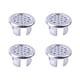 thumbnail image 1 of Kearding 4 bolsas de accesorios de desbordamiento de bayoneta ABS-solución estable y resistente para lavabos cubierta de anillo decorativa con Juegos de accesorios de baño celular, 1 of 6