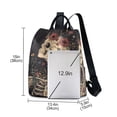 thumbnail image 3 of FORMRS Women's Travel Backpack Purse Anti-Theft Hidden Pockets Casual Shoulder Bag, Skeleton with Flowers Pattern, 3 of 7
