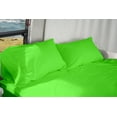 thumbnail image 3 of RV Camper Queen 60" X 80" Sheet Set 600 Thread-Count 100% Egyptian Cotton 8-Inch Deep Pockets - Made for RV - Parrot Green Color, 3 of 7
