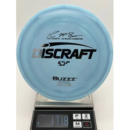 Discraft Paul McBeth 6x ESP Buzzz - Signature Series Disc Golf Midrange (170-172g)