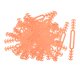 thumbnail image 2 of 100 extensores de mascarilla ajustables para el dolor de oído. naranja, 2 of 8