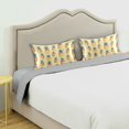 thumbnail image 3 of Yayeee Pillowcase Standard Size Set of 2 Satin Wrinkle Resistant Pillow Case, Pineapple Love, 3 of 8