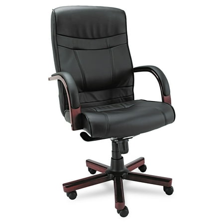 UPC 042167381141 product image for Alera ALEMA41LS10M Alera Madaris Series High-Back Knee Tilt Leather Chair Wood T | upcitemdb.com