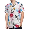 thumbnail image 4 of High Quality Hawaiian Shirts for Men Short Sleeve Aloha Beach Shirt Floral Summer Casual Button Down Shirts Blouses QC3FSV, 4 of 7